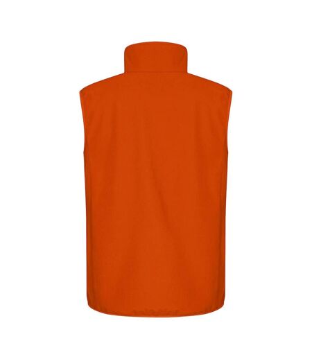Mens Classic Soft Shell Jacket Blood Orange Clique