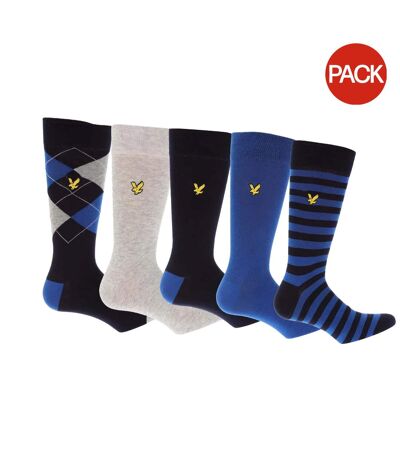 Chaussettes habillées homme bleu Lyle & Scott