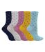 10 Pairs Ladies Multi Spot Socks - Soft Cotton Rich Polka Dot Everyday Socks-2