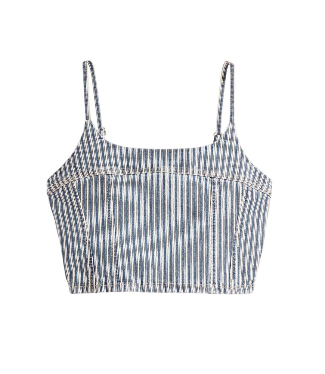 Débardeur Motif/style À Rayures Jadine Femme Bleu Clair Levis-2