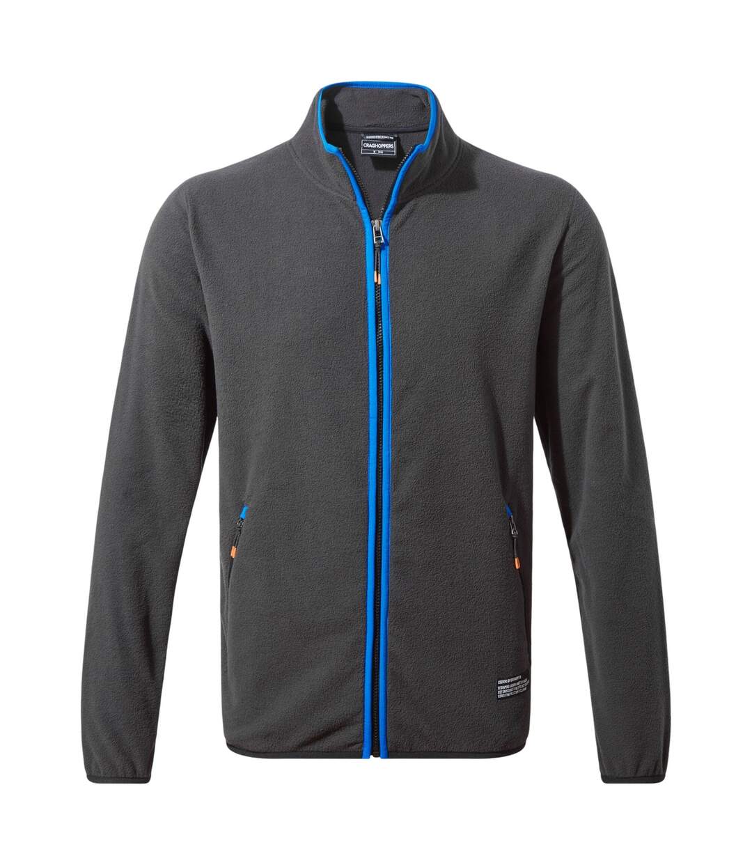 Mens co2 renu technology fleece jacket black pepper Craghoppers-1