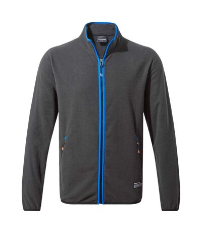 Mens co2 renu technology fleece jacket black pepper Craghoppers