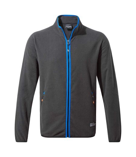 Mens co2 renu technology fleece jacket black pepper Craghoppers