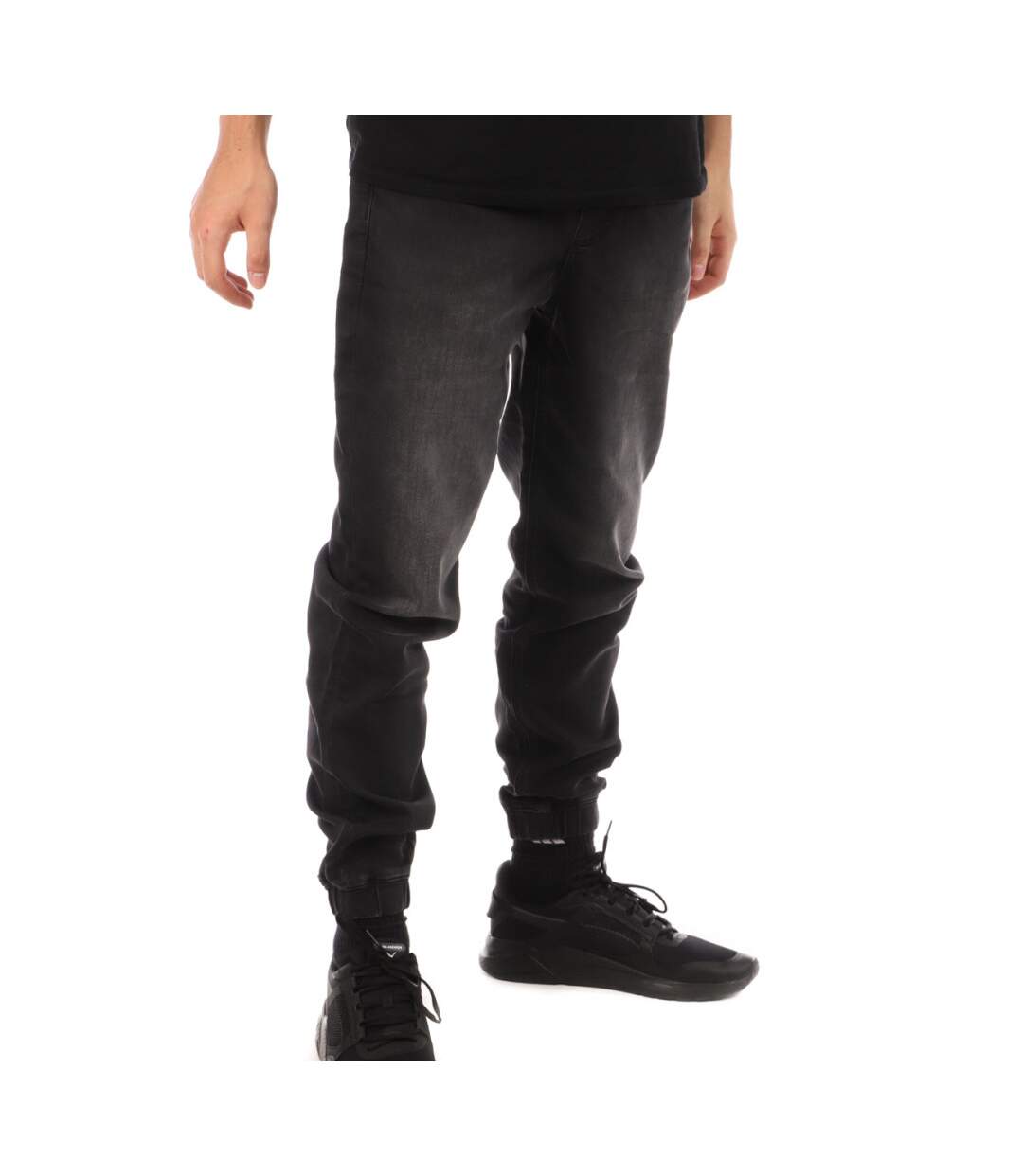 Pantalon Noir Homme Schott Jogger