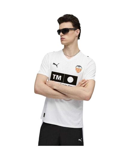 Maillot Domicile Motif/style Puma 25/26 Homme Blanc Valencia CF