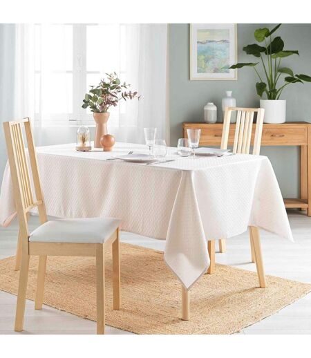 Nappe Jacquard Imprimé Artea 140x240cm Naturel