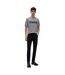 T-shirt Motif/style Logo Contrasté Dulivio Homme Gris Noir Hugo-4