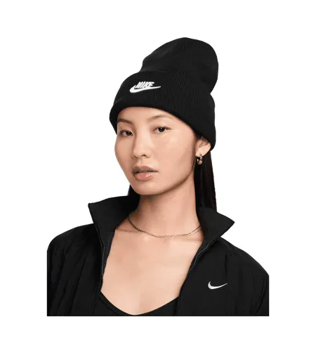 Bonnet Futura Peak Adulte Noir Blanc Nike