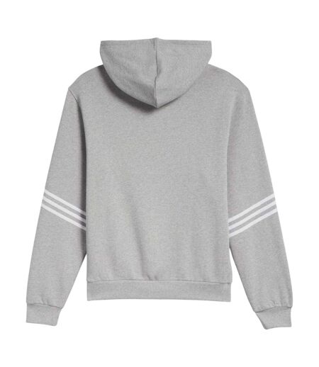 Mens Classics Cotton Hoodie Grey Adidas