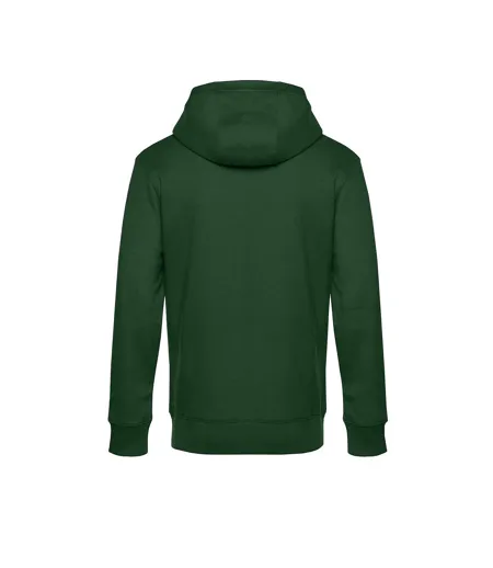 Mens King Hooded Sweater Vert Bouteille B&C