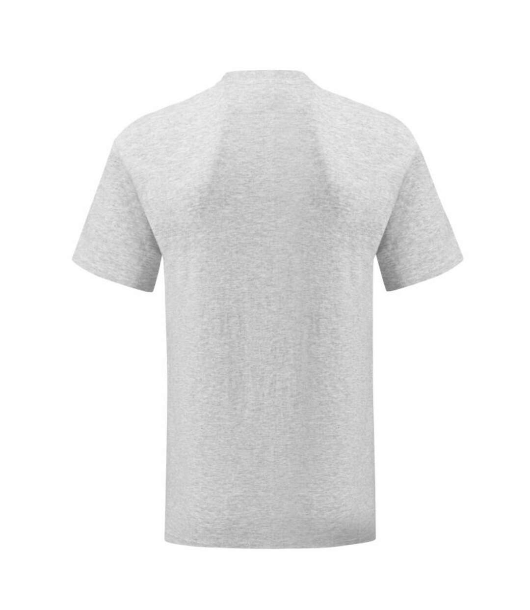 Mens Iconic 150 T-shirt Heather Grey Fruit Of The Loom-3