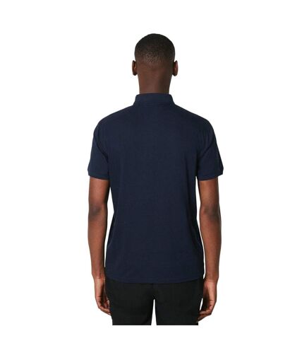 Mens 1904 mercerised cotton polo shirt navy Burton