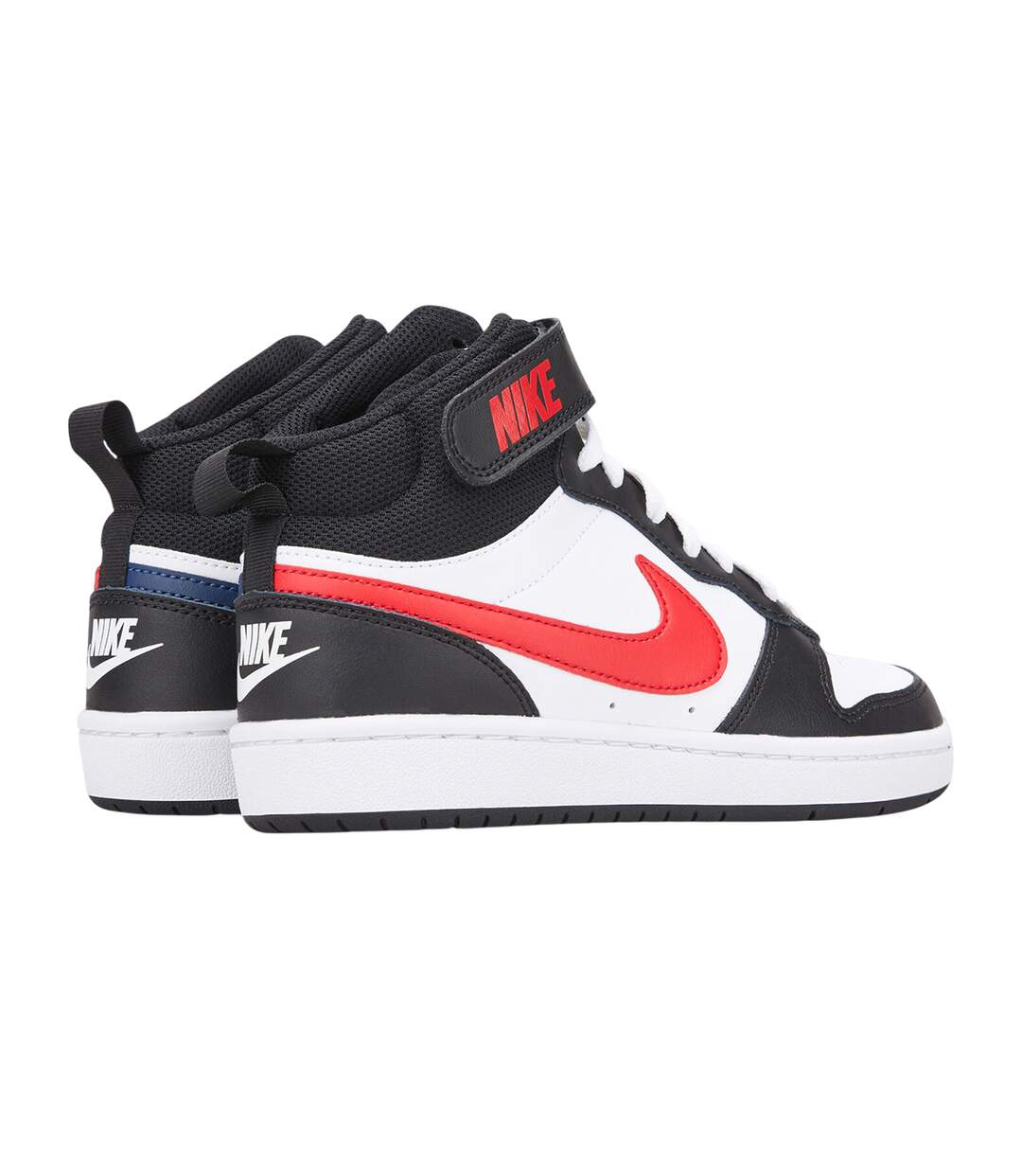 Chaussures Court Borough Enfant Blanc Nike-2