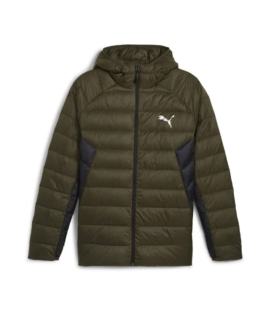 Doudoune kaki homme puma packlite hooded down-1