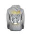 Mens Tiger Back Print Hoodie Grey Cavalli Class-2