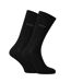 Lot De 2  Chaussettes Motif/style Uni Homme Noir Boss-2