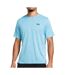 Maillot de sport bleu homme under armour ua tech geotessa-1