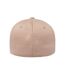 Childrens/kids Wooly Combed Baseball Cap Khaki Flexfit-2