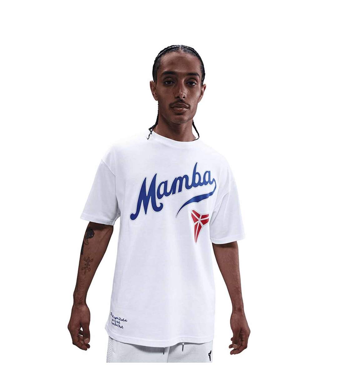 Mens Kobe Dodgers Mamba T-shirt White Nike-2