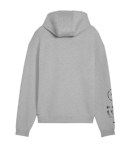 Mens Hyrox Pullover Hoodie Grey Heather Puma