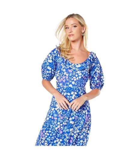 Robe mi-longue femme bleu Dorothy Perkins