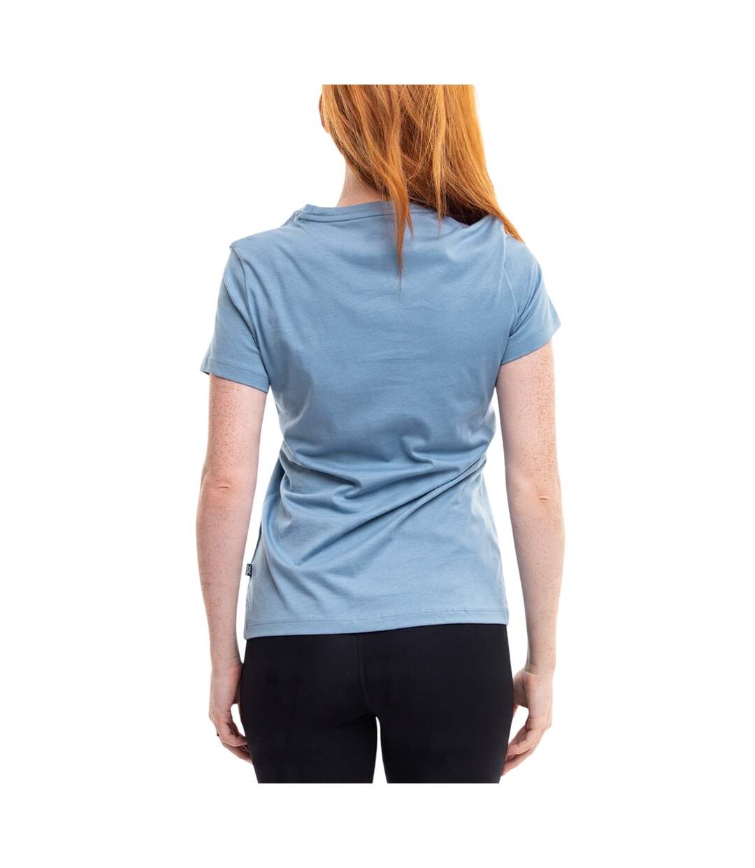 T-shirt Motif/style Logo Essential Femme Bleu Puma-4