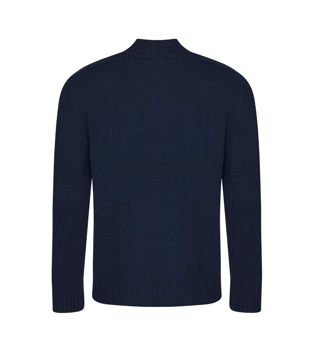 Ecologie Mens Wakhan Zip Neck Sweater (Navy) - UTPC3065