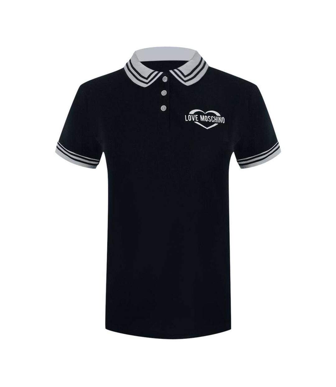 Polo Motif/style Cœur Homme Bleu Marine Foncé Love Moschino-1