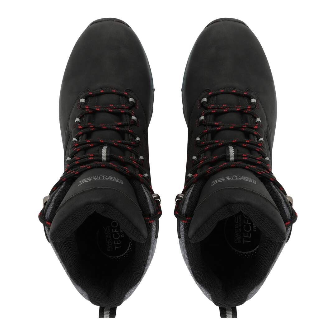 Bottines de marche amble homme noir / rouge Regatta-4