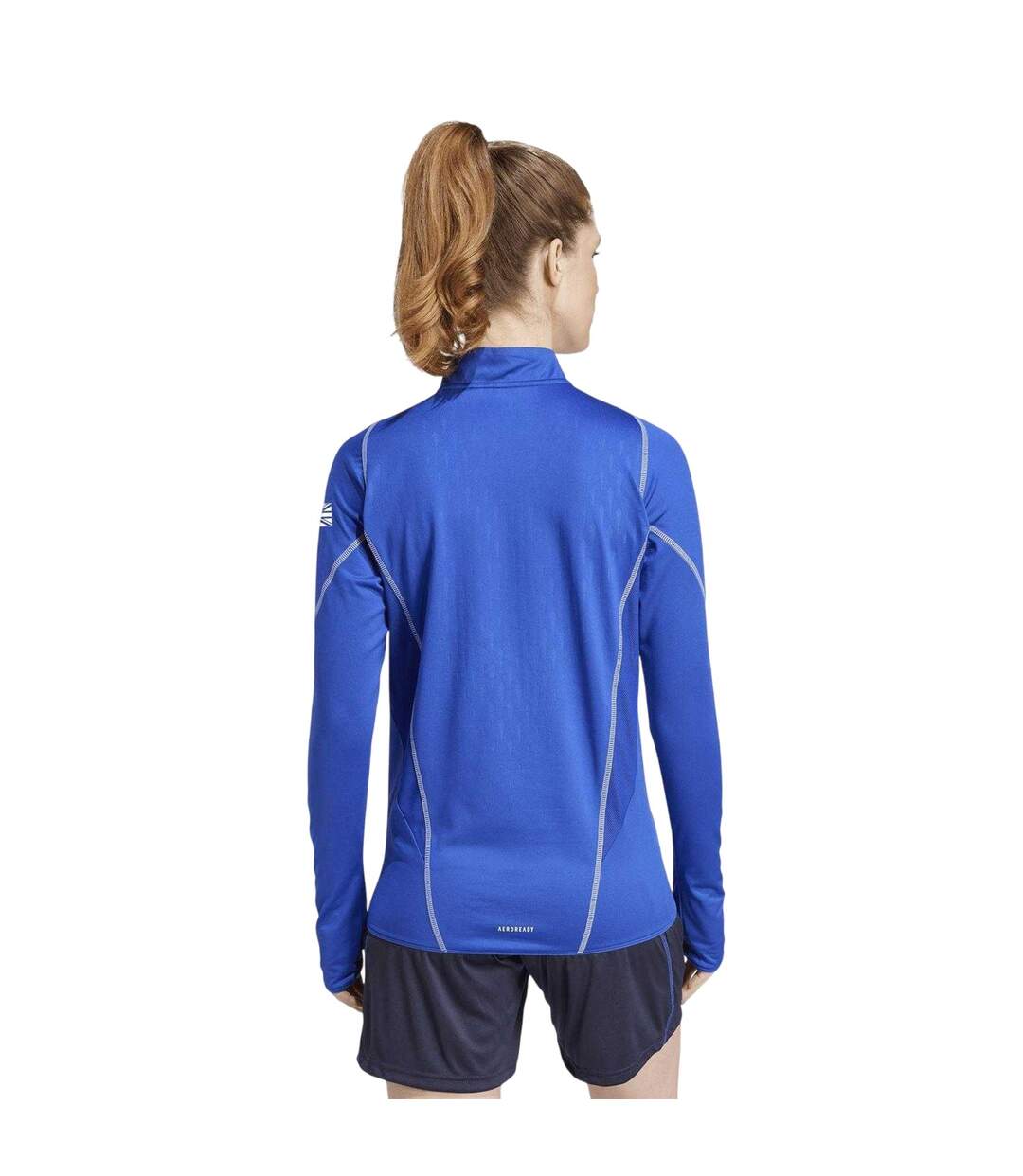 Haut De Survêtement Team Gb Femme Bleu Vif Adidas-2