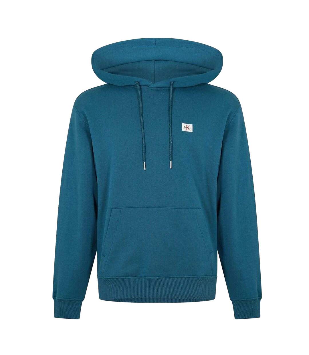 Sweat À Capuche Homme Bleu Marine Foncé Bleu Sarcelle Calvin Klein-1
