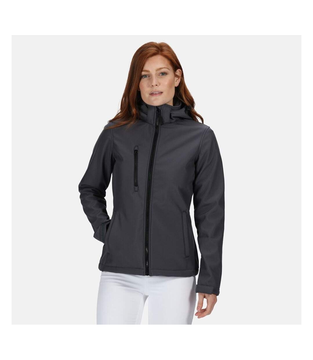 Veste softshell venturer femme gris / noir Regatta-3