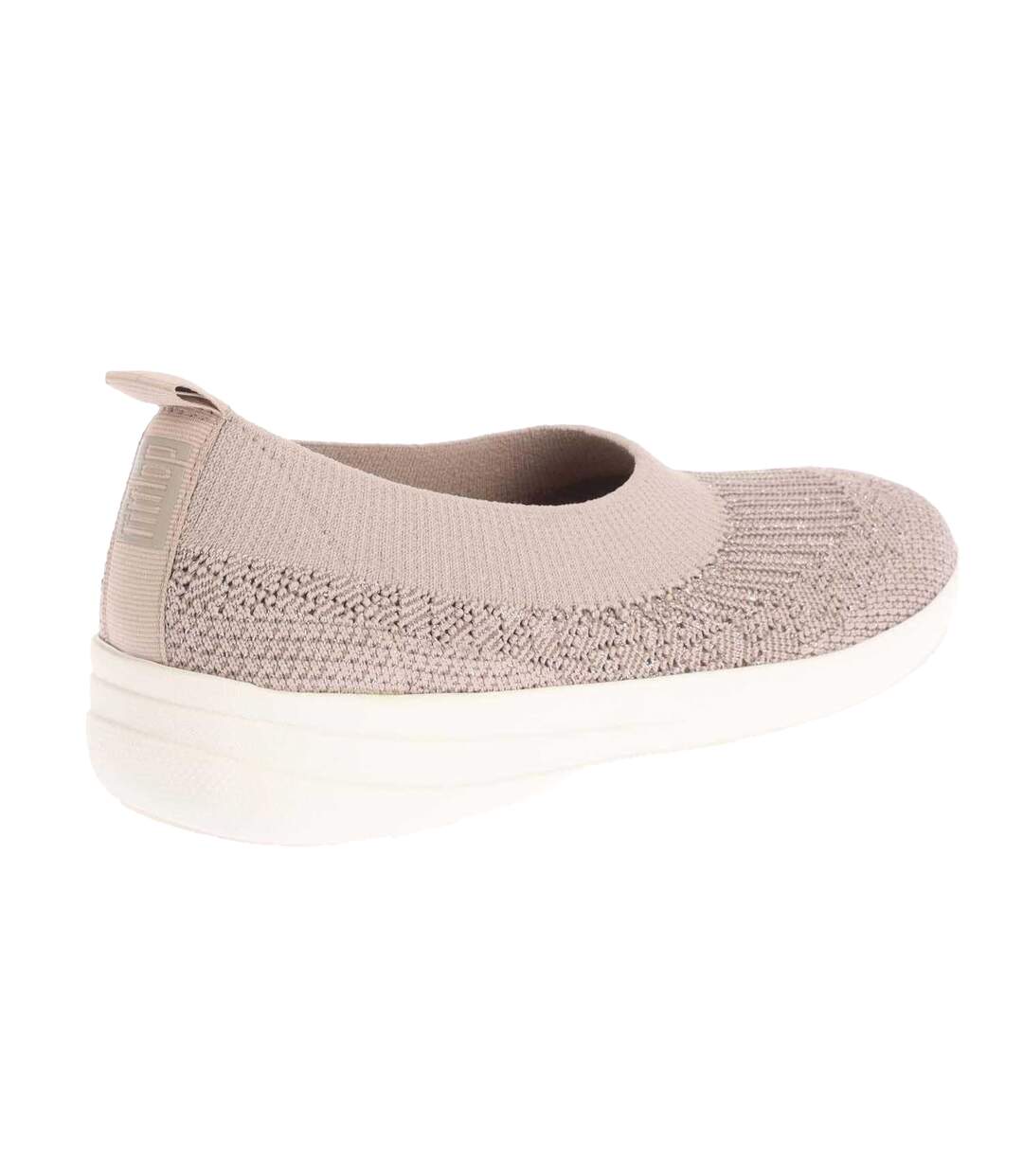 Womens/ladies Uberknit Slip-on Pumps Mink FitFlop-2