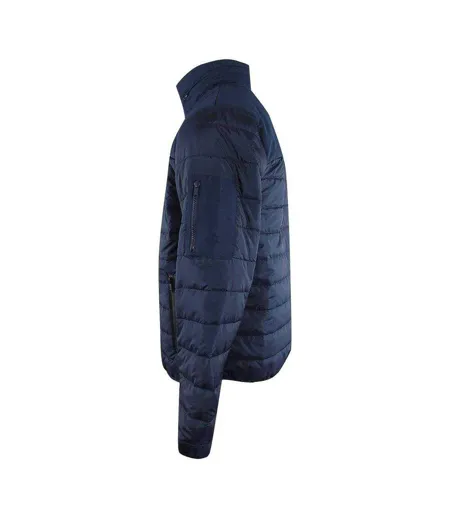 Mens Plain Padded Jacket Navy Blue Ice Iceberg