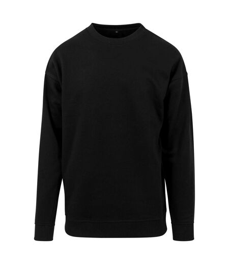 Sweat-shirt À Col Ras Du Cou Pour Hommes Noir Build Your Brand