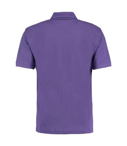 Polo klassic homme violet Kustom Kit