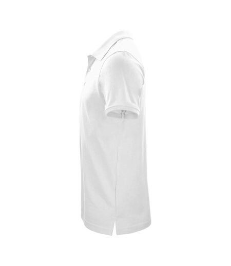 Mens classic polo shirt white Clique