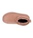 Womens/ladies Stinger Micro Sheepskin Platform Snow Boots Pink EMU Australia-4