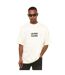 T-shirt Motif/style Lettrage Punk Homme Blanc LY-4