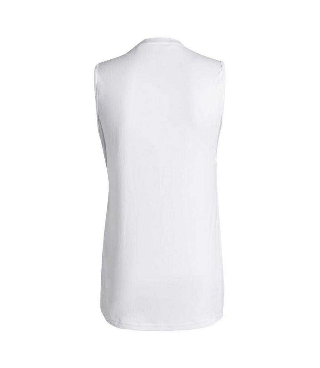 Maillot Sans Manches Tiro Competition Homme Blanc Adidas-3