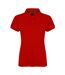 Henbury Womens/Ladies Cotton Pique Modern Polo Shirt (Classic Red) - UTPC6443