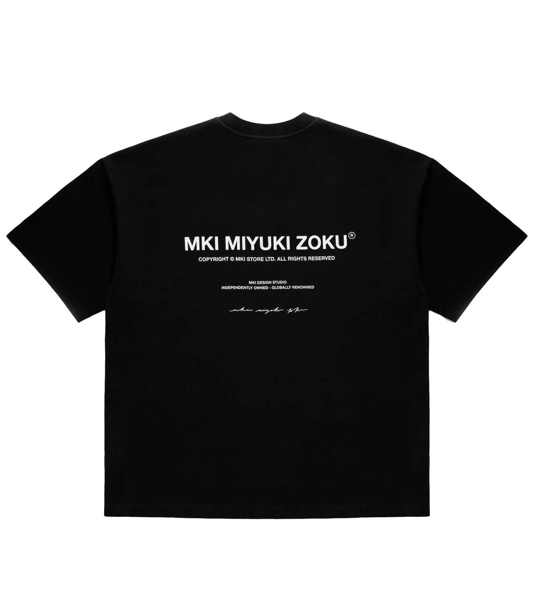 T-shirt Homme Noir MKI MIYUKI ZOKU-4