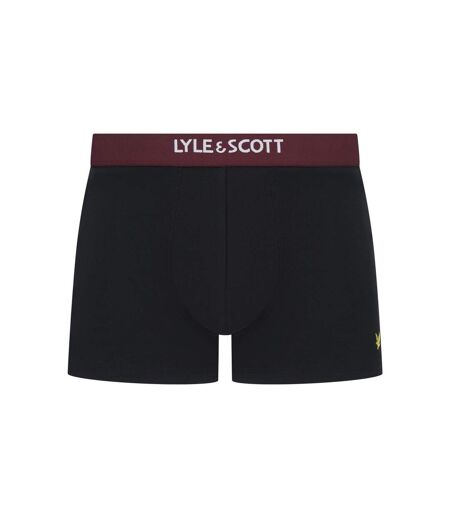 Pack Of 3  Mens Devon Boxer Shorts  Black Lyle & Scott