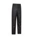Mountain Warehouse Mens Spray Waterproof Regular Pants (Black) - UTMW1363