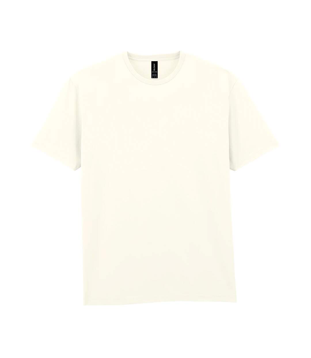 T-shirt Léger Et Uni En Coton Homme Blanc Cassé Gildan-2