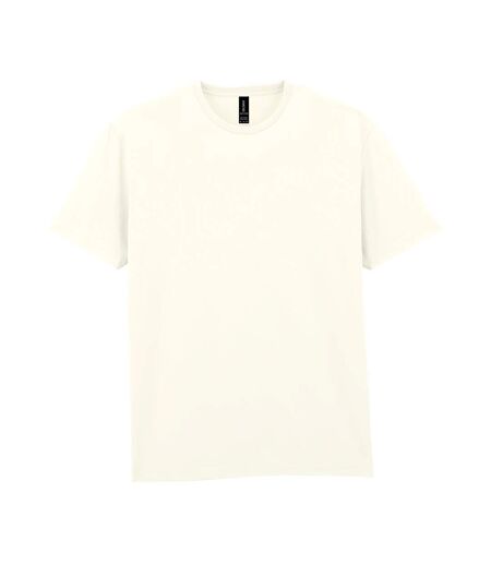 T-shirt Léger Et Uni En Coton Homme Blanc Cassé Gildan