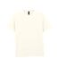 T-shirt Léger Et Uni En Coton Homme Blanc Cassé Gildan-2