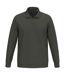 Mens Polo Neck Jumper Organic Khaki Spasso-1