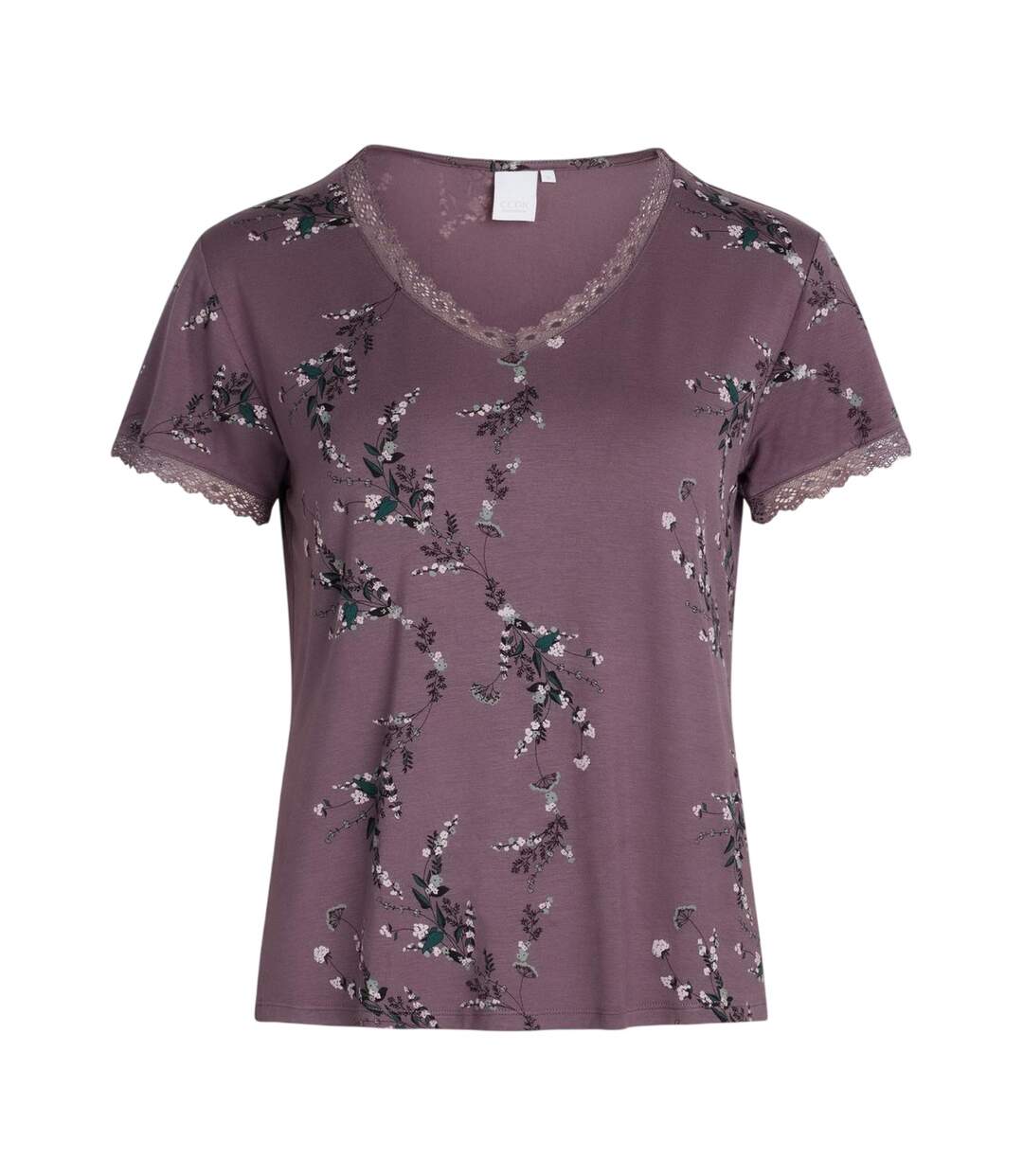 T-shirt Motif/style Floral Jordan Femme Violet CCDK Copenhagen-2