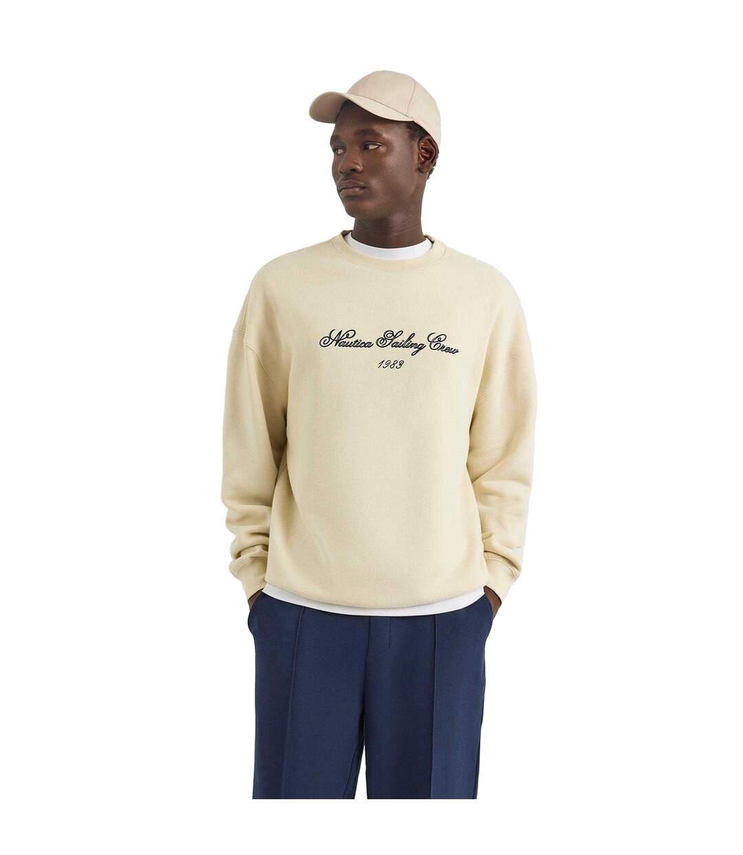 Mens Jenson Sweatshirt Ivory Nautica-2